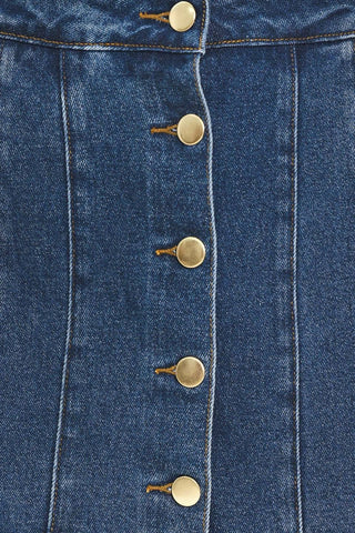 The Uptown Denim Skort