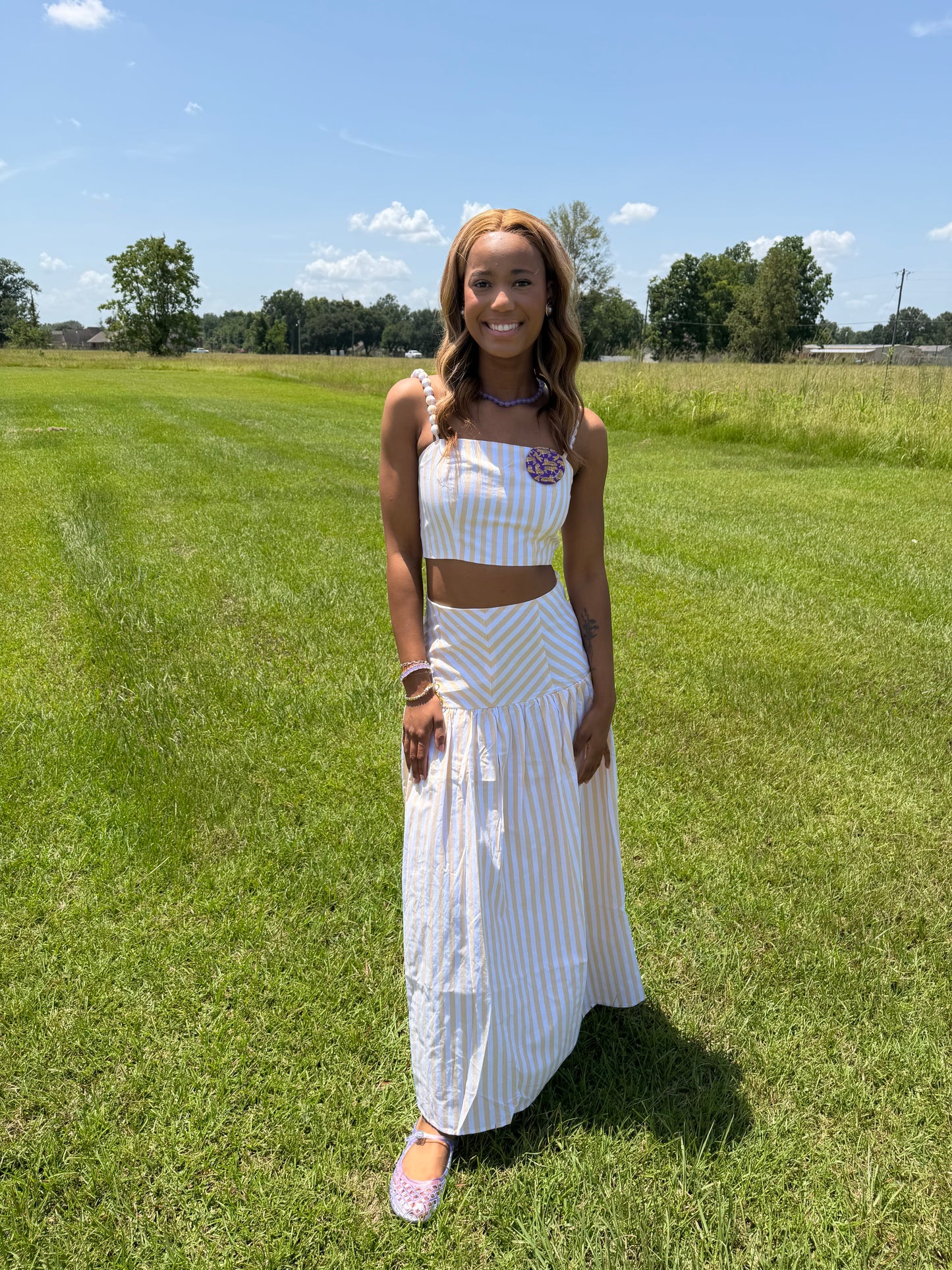 Sunlit Shores Beaded Set
