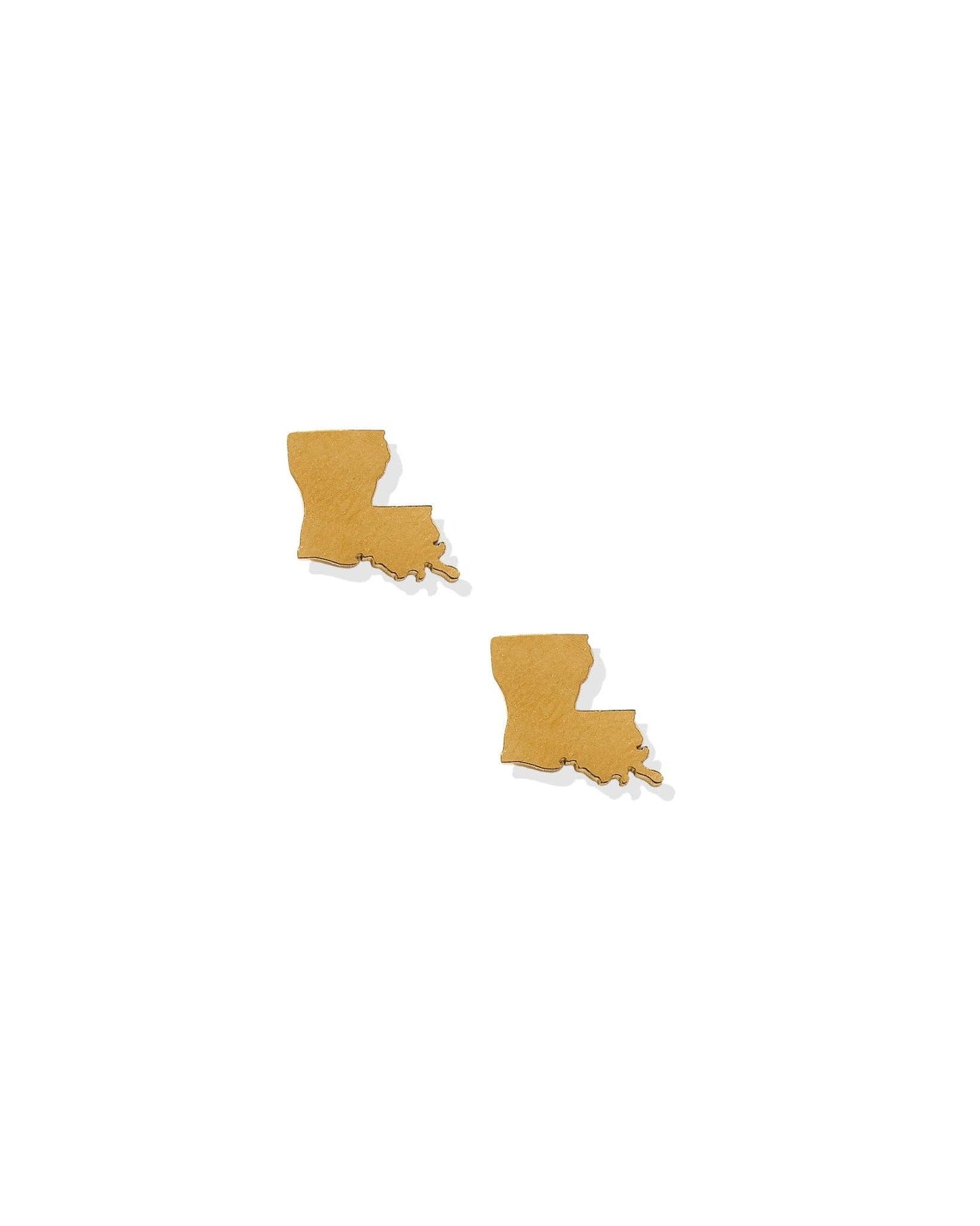 Screwback Stud Earrings - State of Louisiana