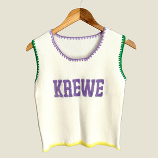 Mardi Gras Chenille Knit Tank