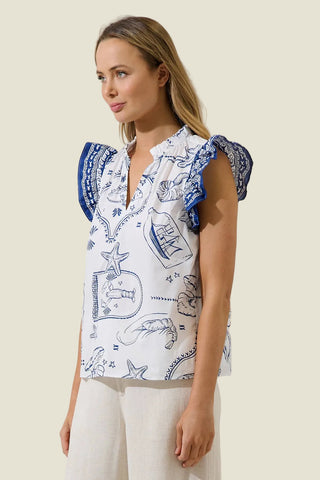 Adelina Ruffle Top