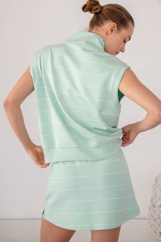 Jolie Striped Scuba Top