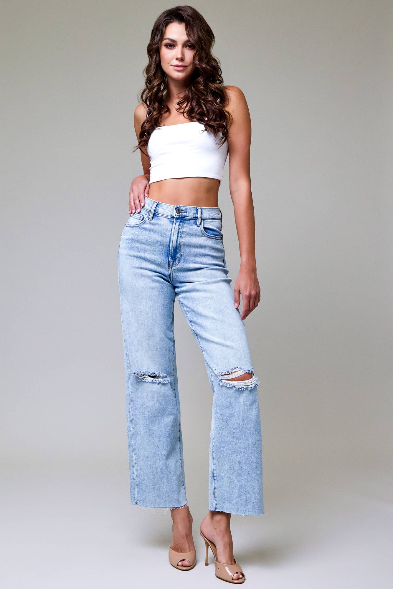 The Westbrook Light Wash Dad Jean