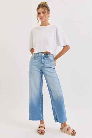 Magnolia Wide Leg Crop Jeans