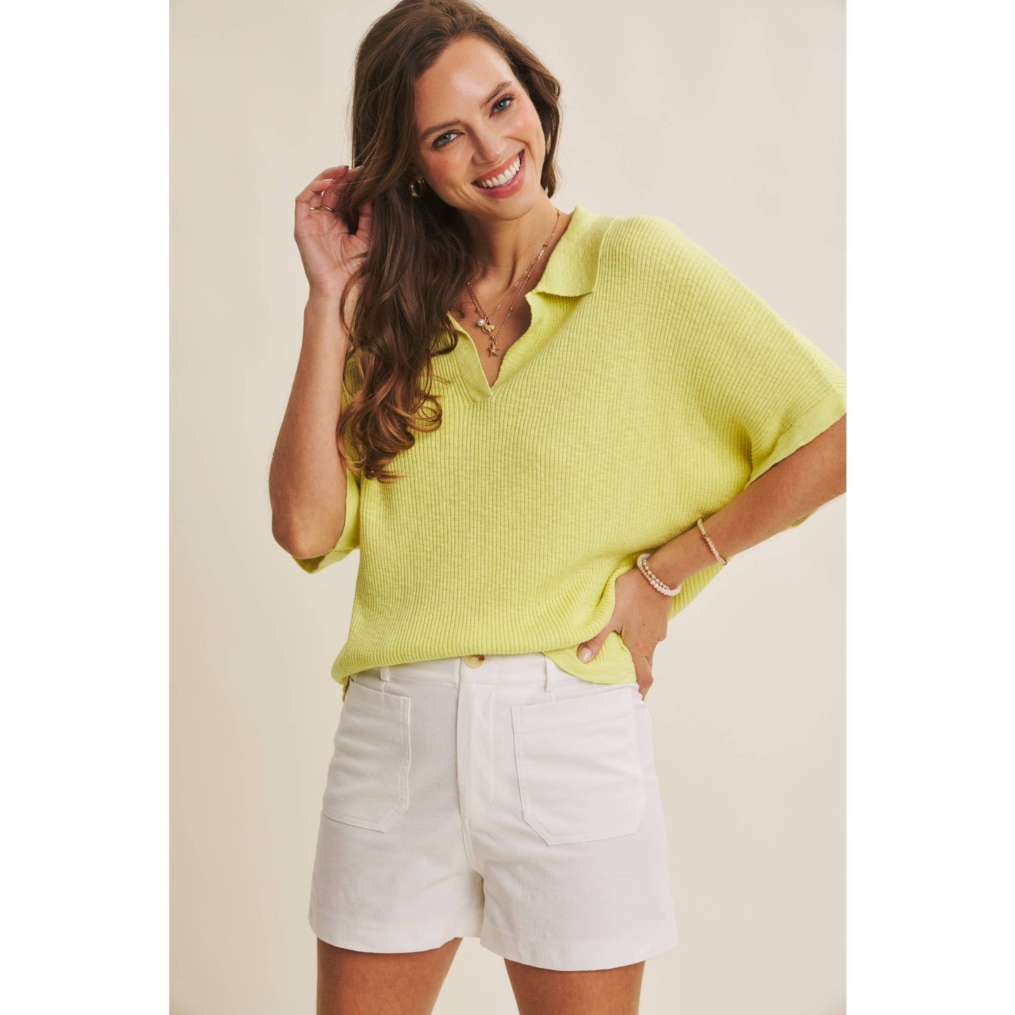 Delaney High Rise Stretch Shorts
