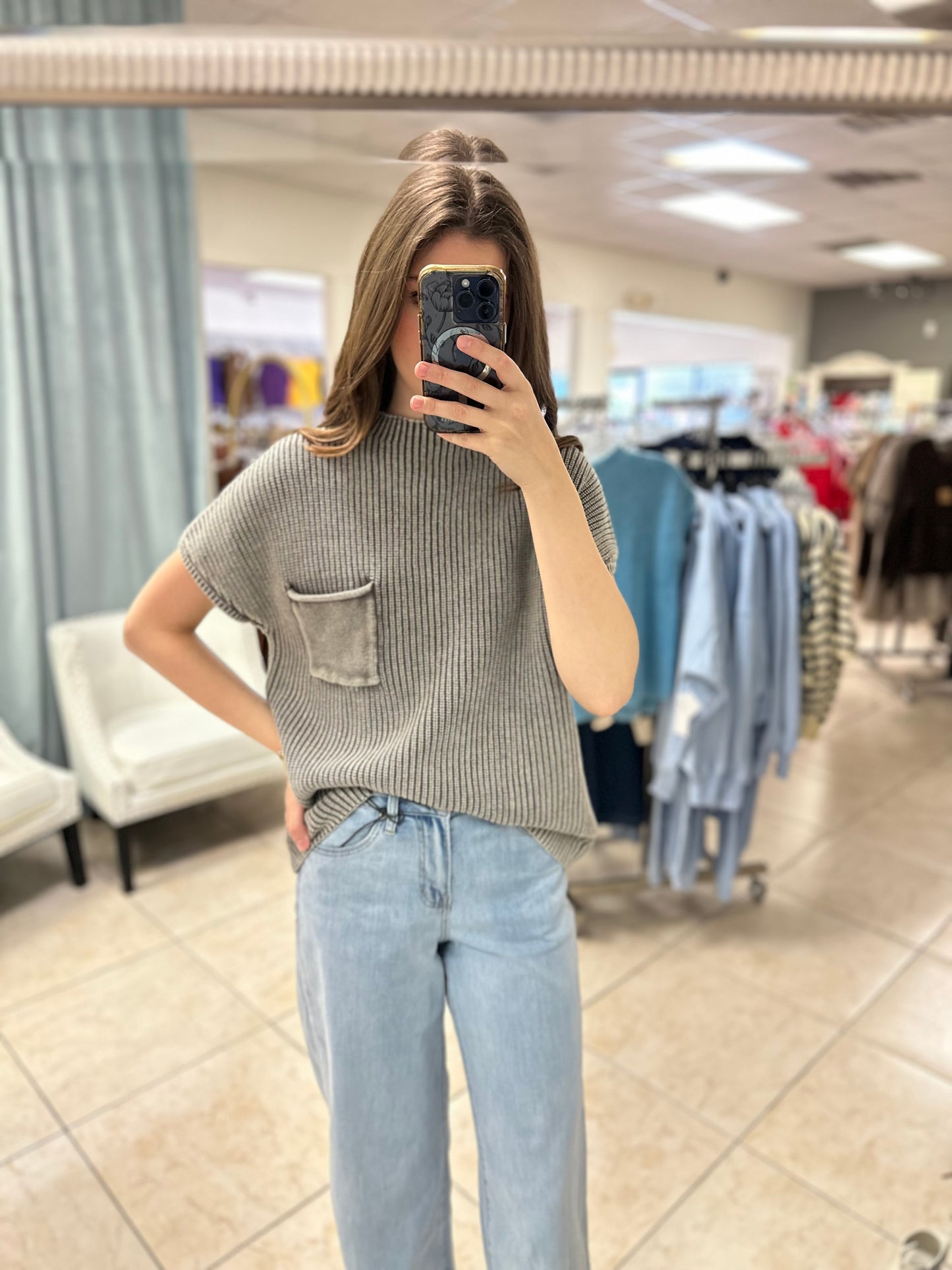 The “Coastal Comfort” Knit Sweater