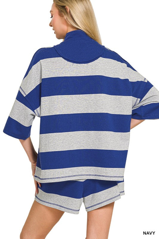 Sadie Stripe Lounge Set