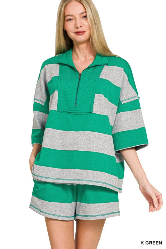 Sadie Stripe Lounge Set
