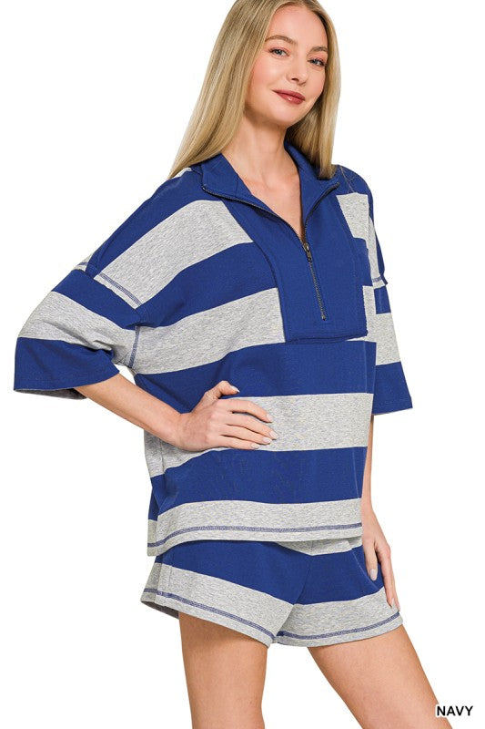 Sadie Stripe Lounge Set
