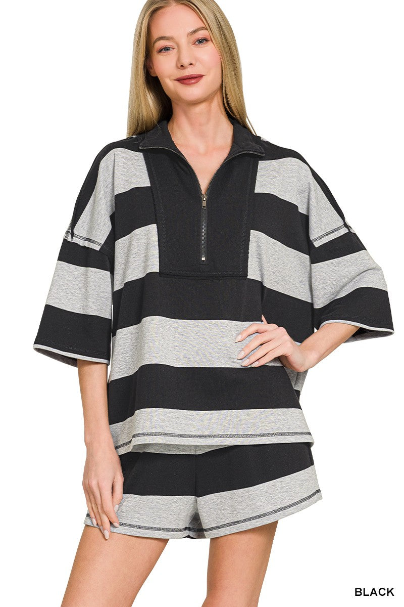 Sadie Stripe Lounge Set
