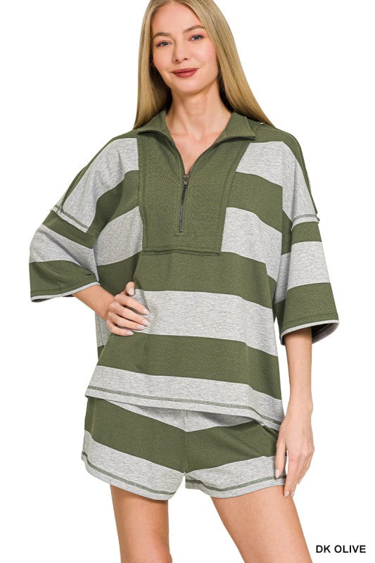 Sadie Stripe Lounge Set