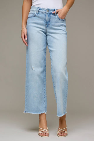 LIGHT WASH PETITE DAD JEAN