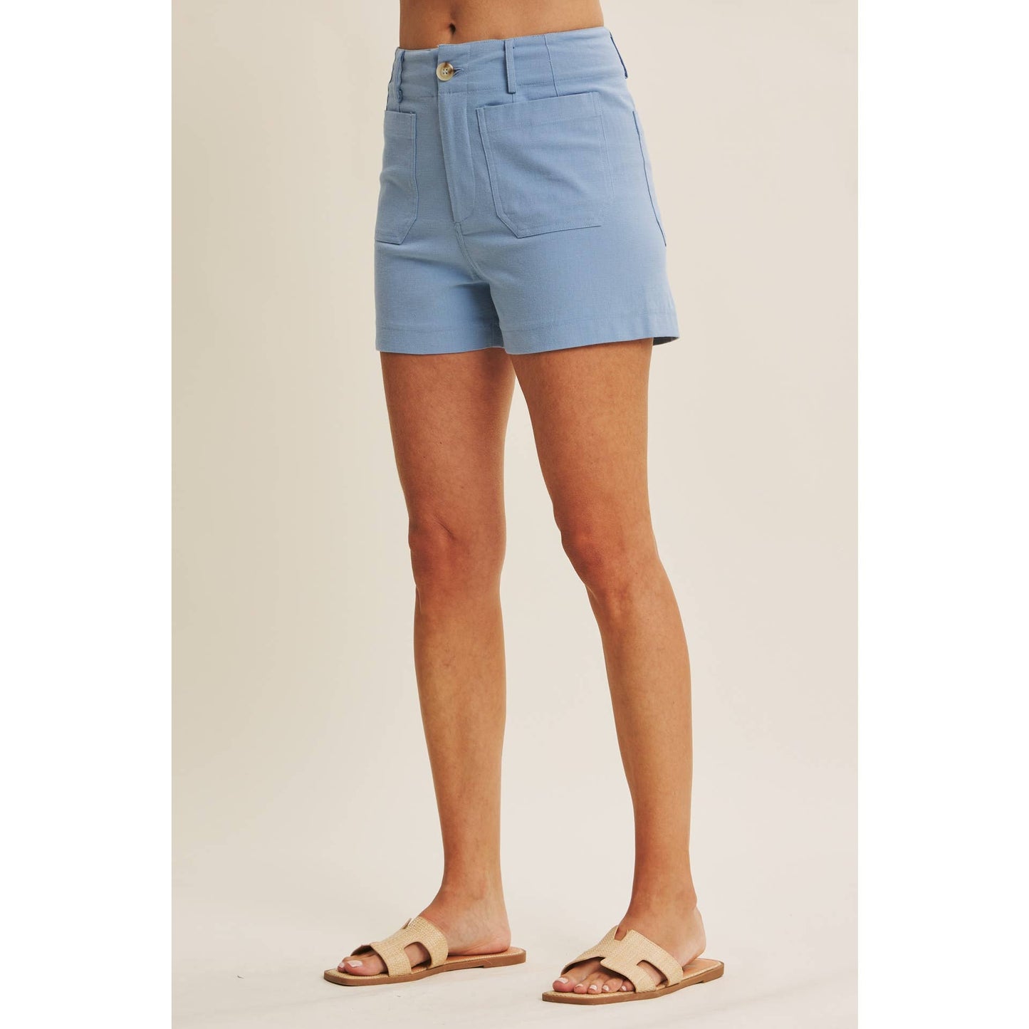 Delaney High Rise Stretch Shorts