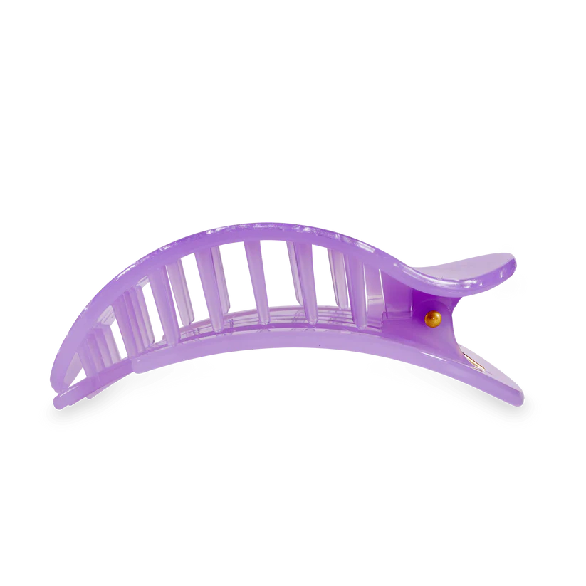 Flat Round Hair Clip - Medium - Lavender Mist