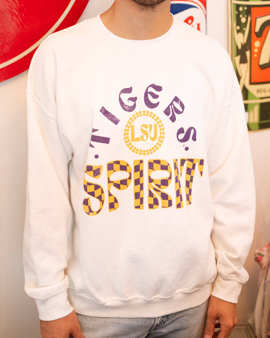 LSU Tigers Spirit Thrifted Sweatshirt