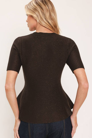 The After Hours Peplum Top