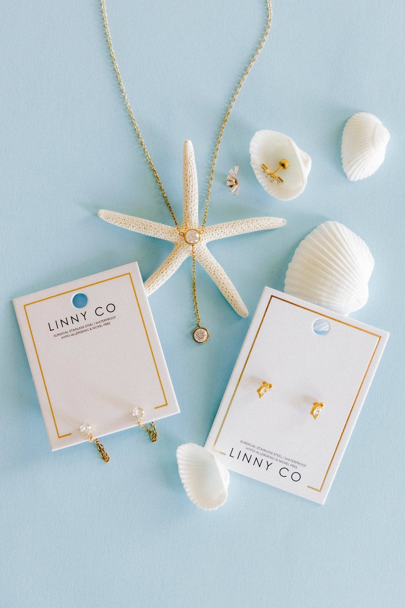 Screwback Stud Earrings - Indy Gold