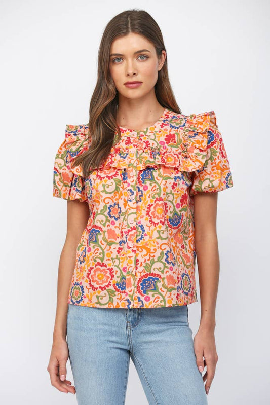Macy Ruffle Top