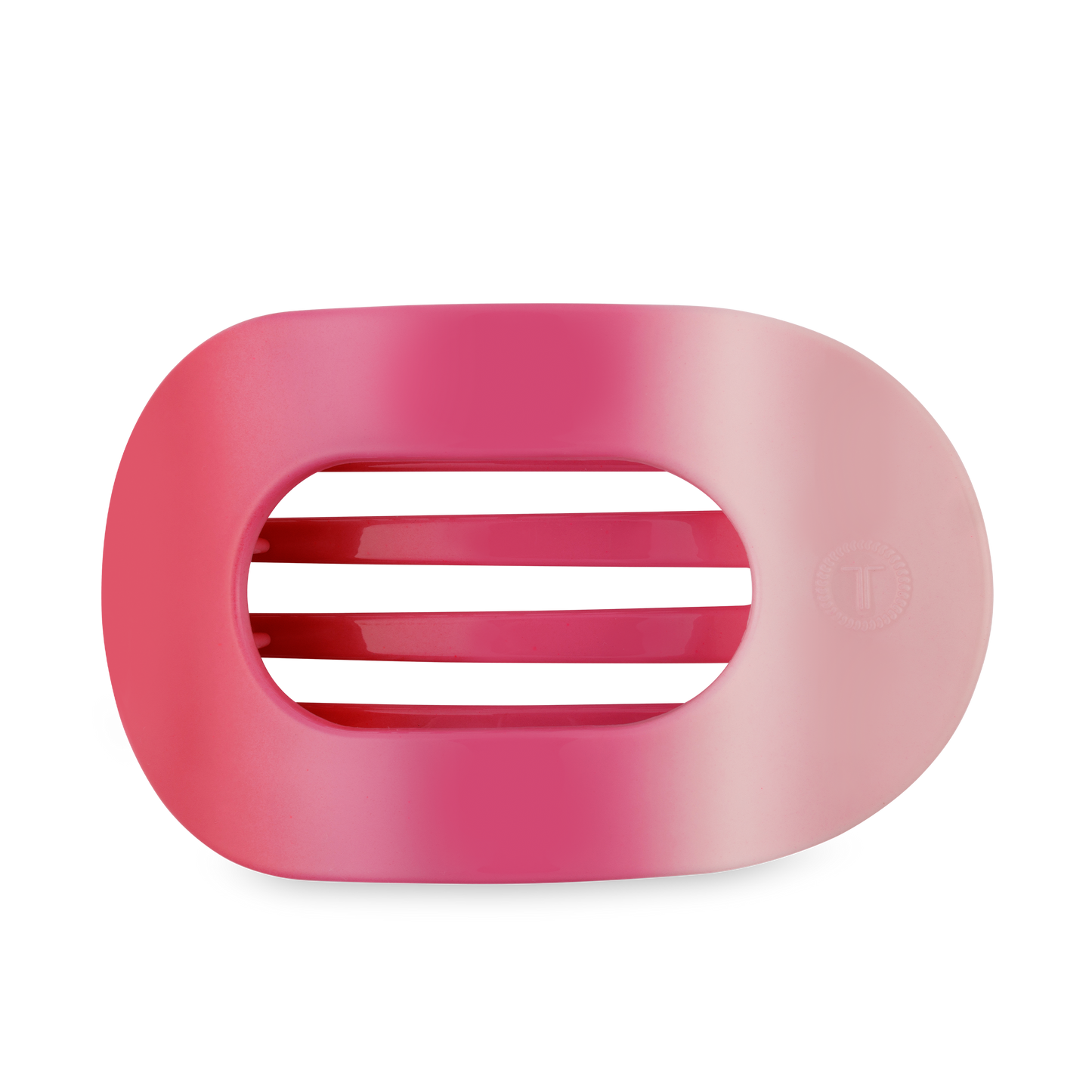 Flat Round Hair Clip | Large | Kiss & Tell