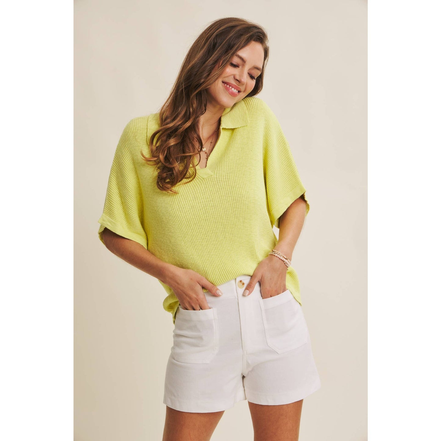 Delaney High Rise Stretch Shorts