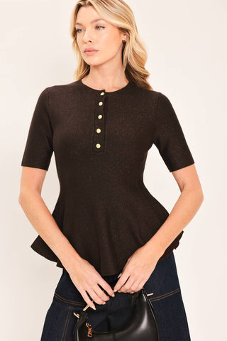 The After Hours Peplum Top