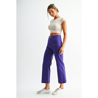 The Geaux Girl Wide Leg Jeans