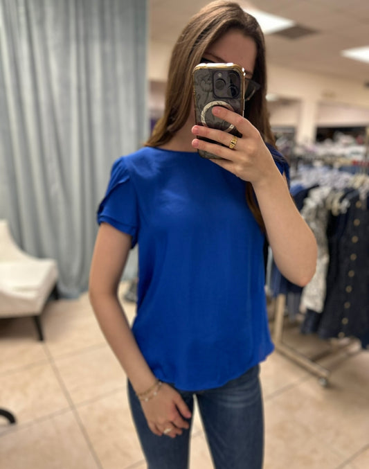 The Royal Radiance Satin Top