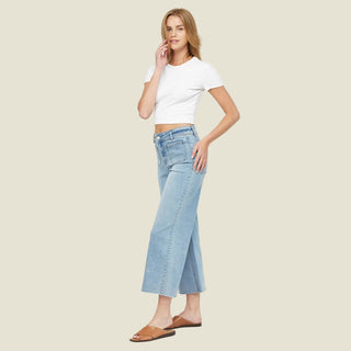 Harper Cropped Wide Leg Jeans