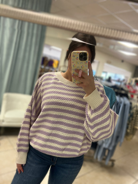 The “Sail Away” Striped Sweater