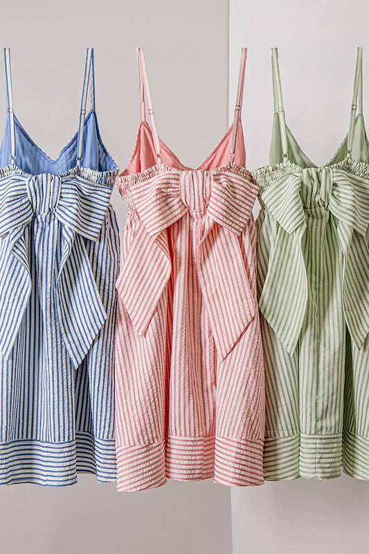 Alex Stripe Babydoll Sundress