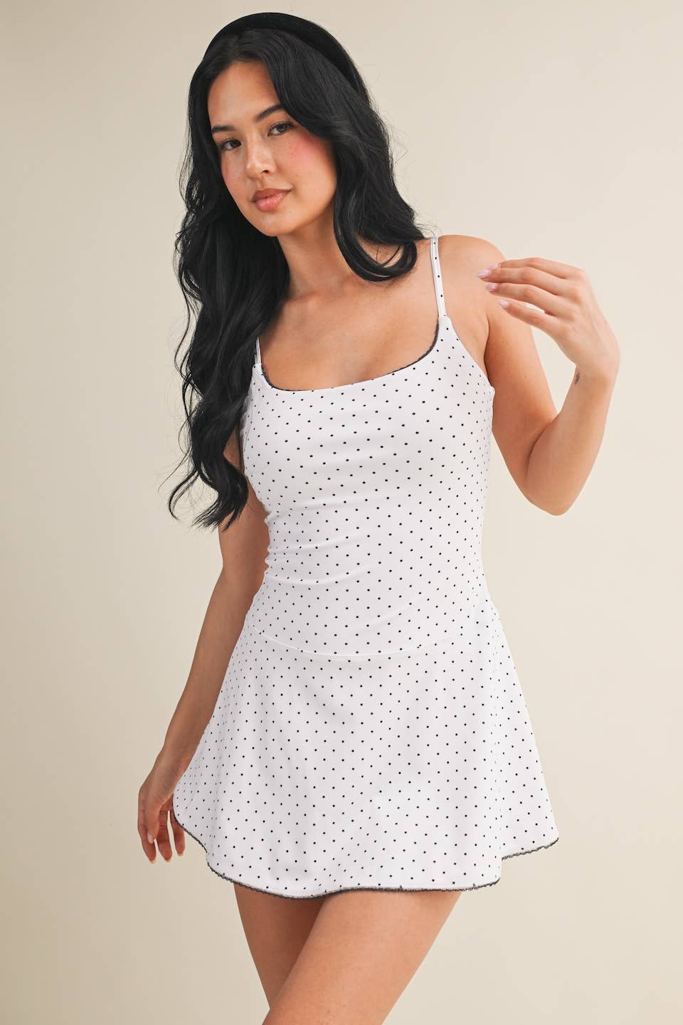 Poppy Polka Dot Mini Dress