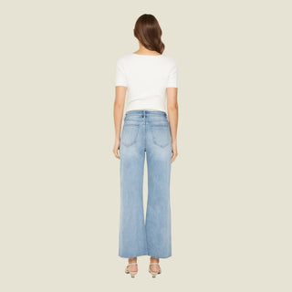 HIGH RISE WIDE RAW HEM