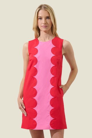 Tinsley Scallop Trim Dress