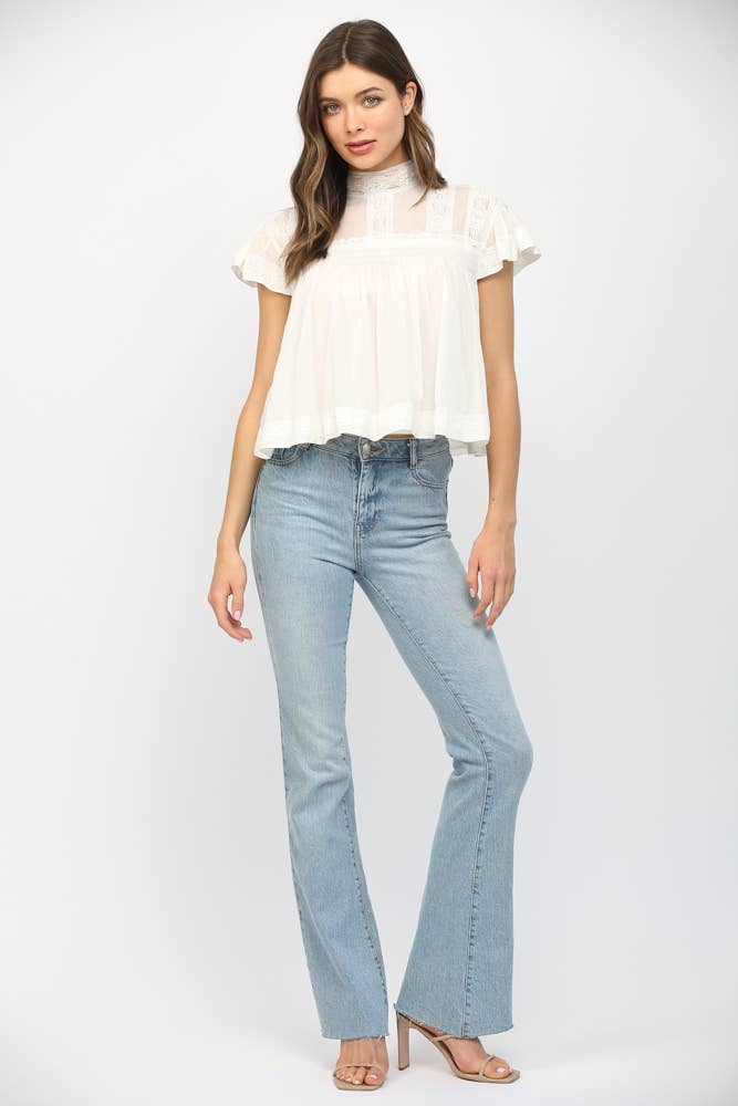 Lauren Ruffled Top