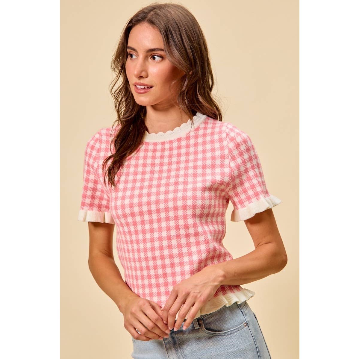 Scarlett Gingham Top