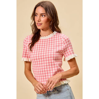 Scarlett Gingham Top