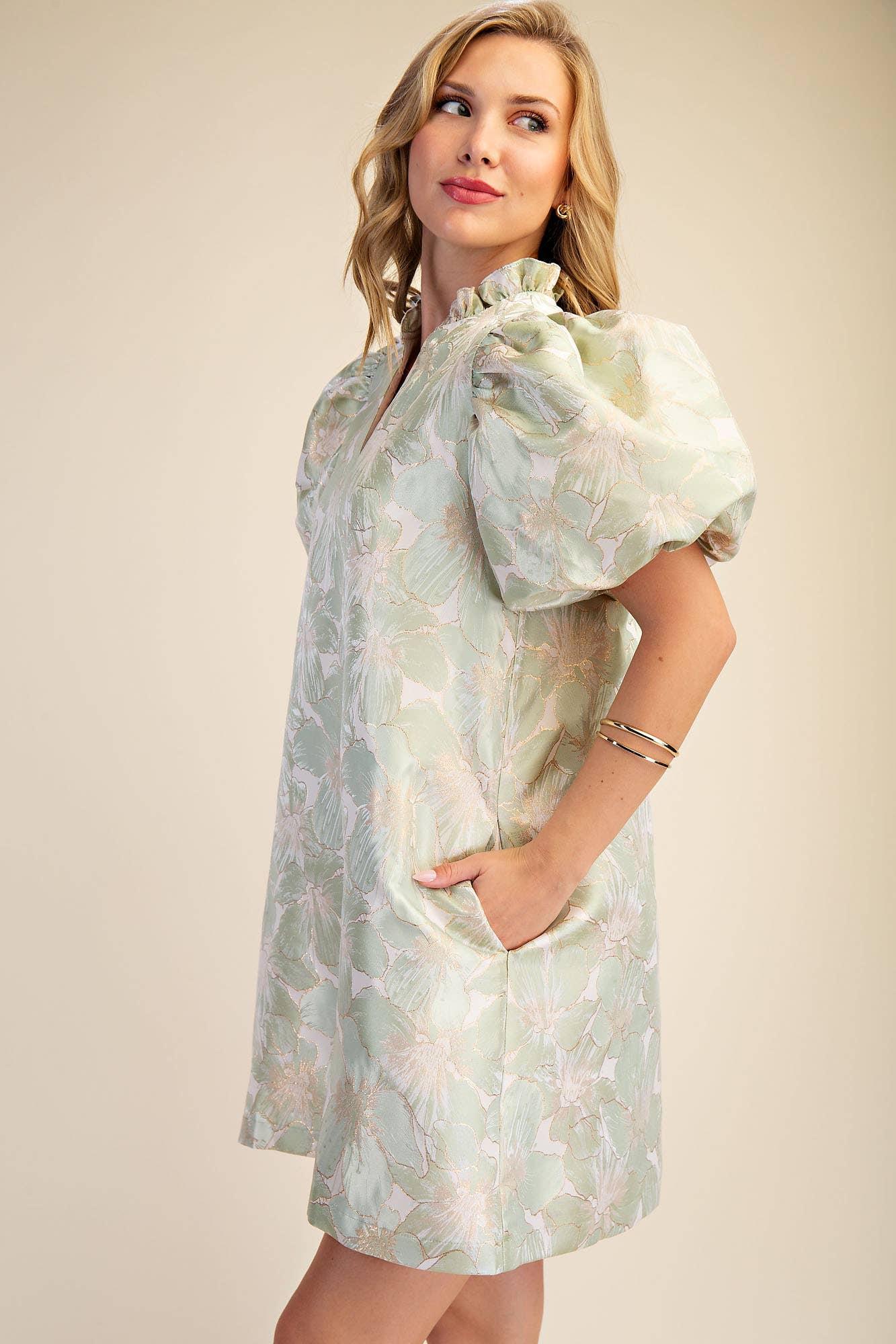 Eliza Puff Sleeve Dress