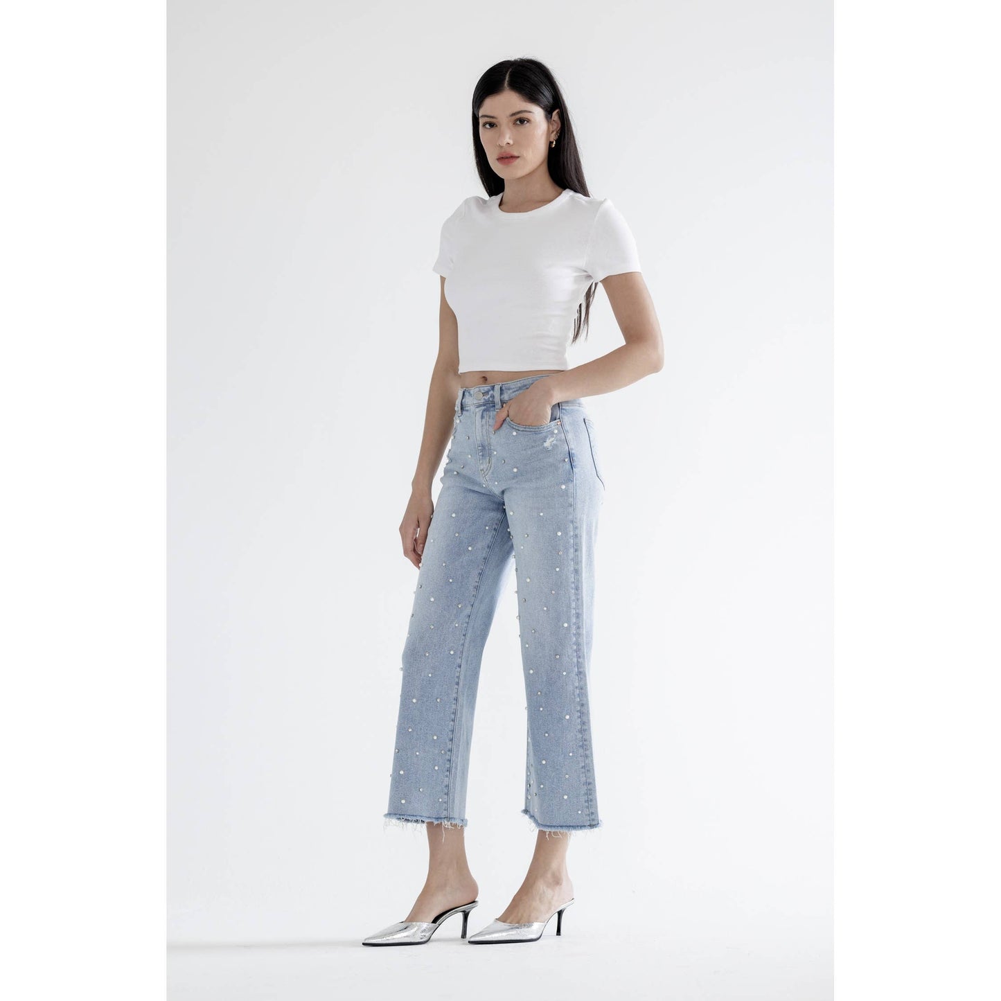 Pacey Embellishment Wide Leg