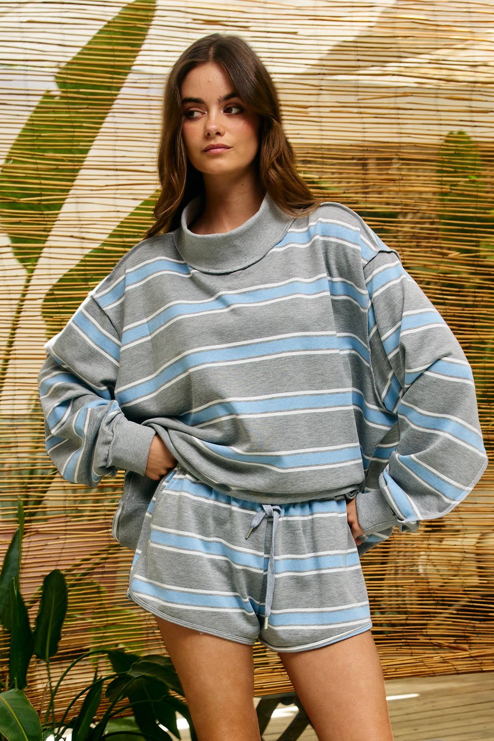 Boardwalk Stripe Dolphin Shorts