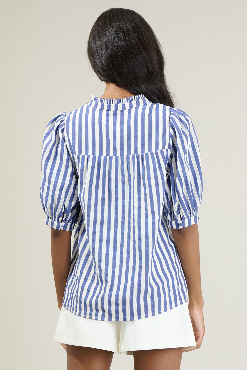 Bennett Stripe Puff Sleeve Top
