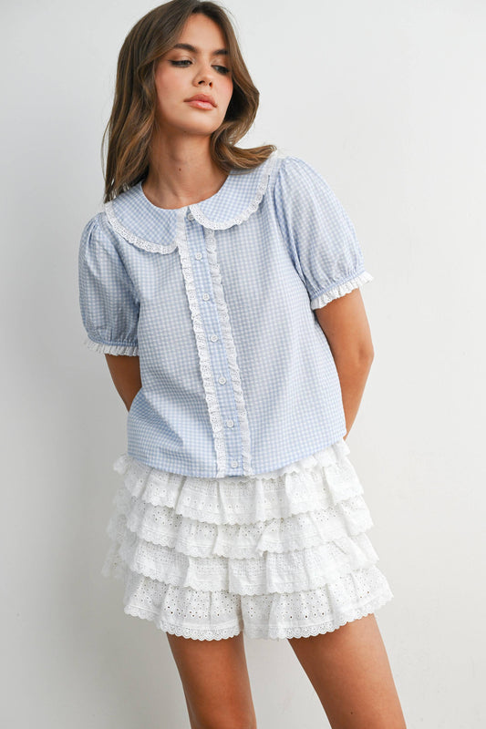 The Sweet Magnolia Gingham Top