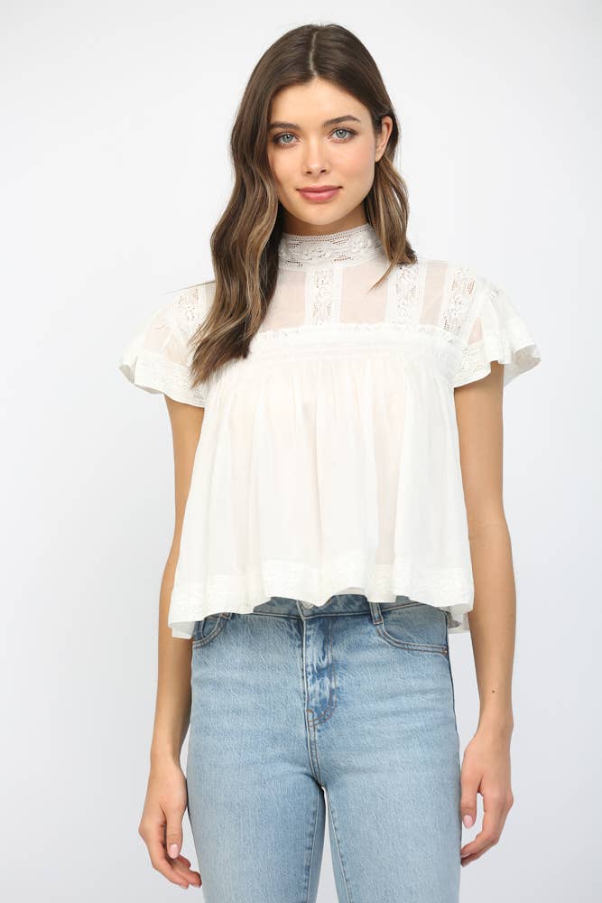 Lauren Ruffled Top