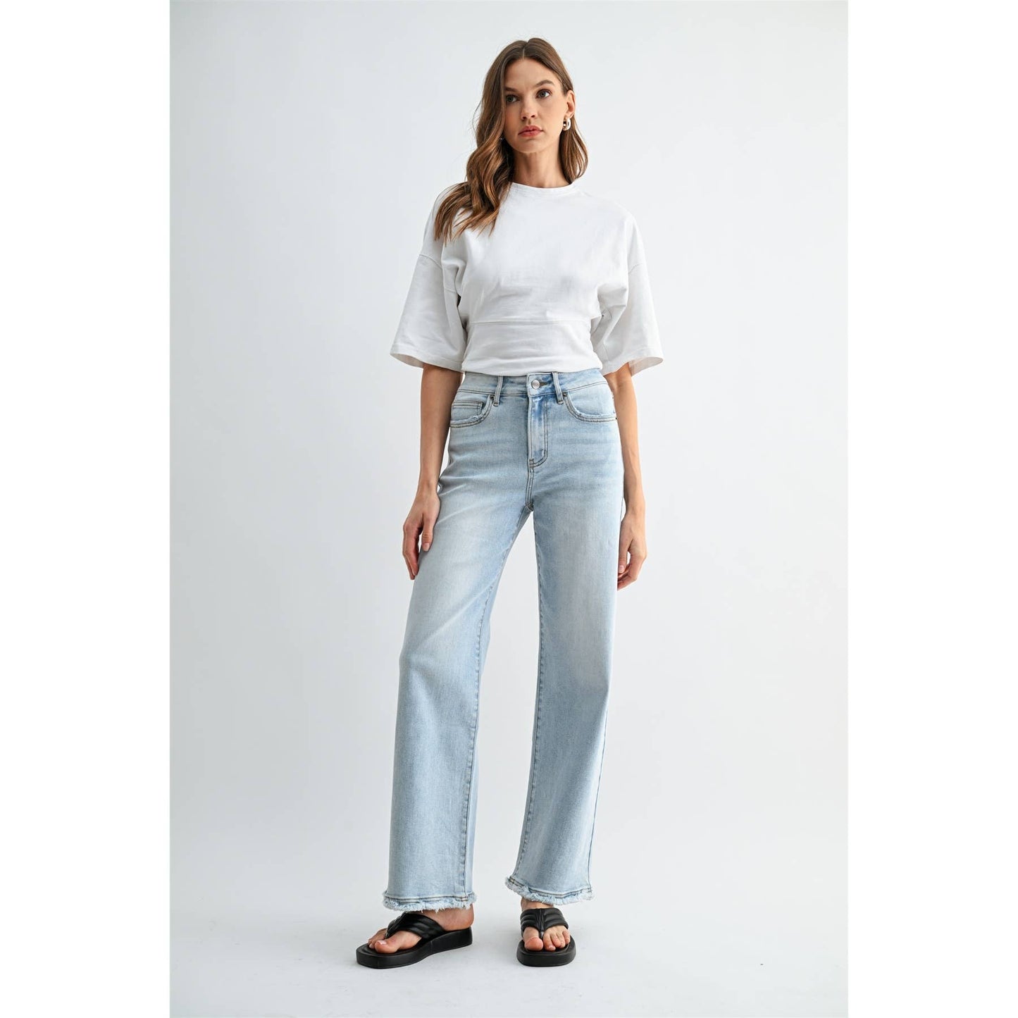 MARCY LEG RAW HEM