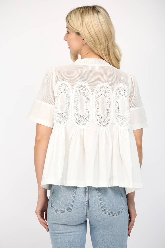 Georgie Mesh Top