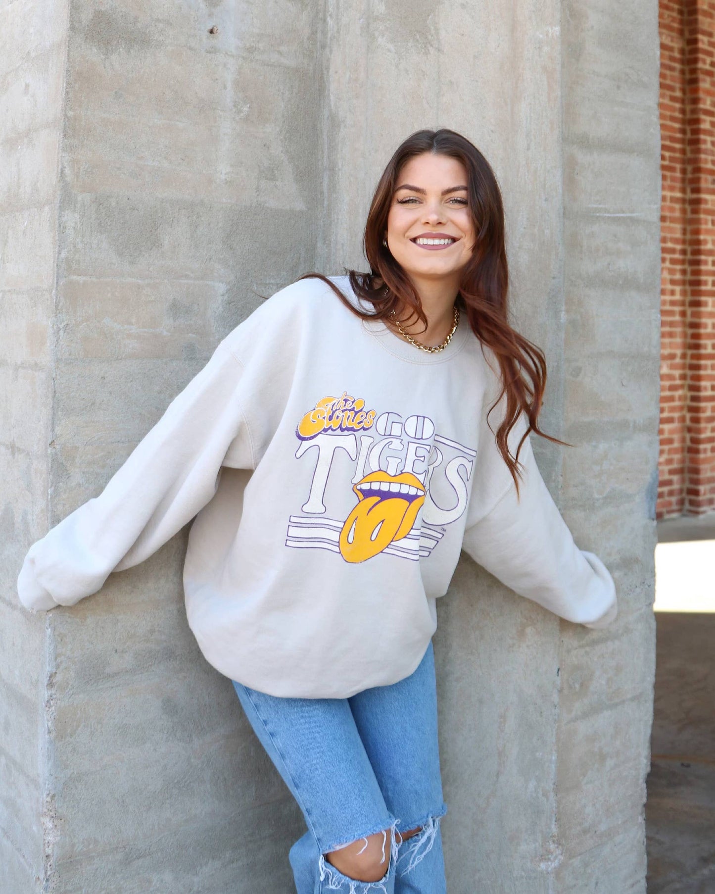 LSU Tigers Rolling Stone Sweatshirt
