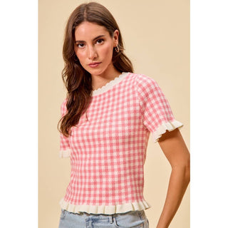 Scarlett Gingham Top
