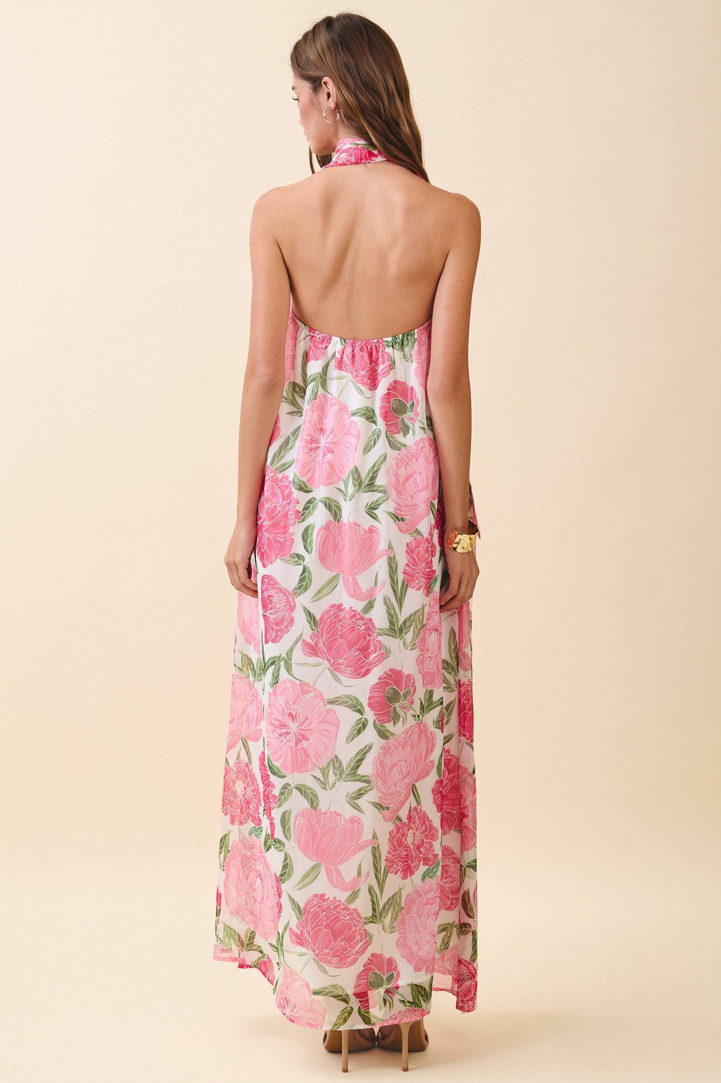 Adaline Scarf Maxi Dress