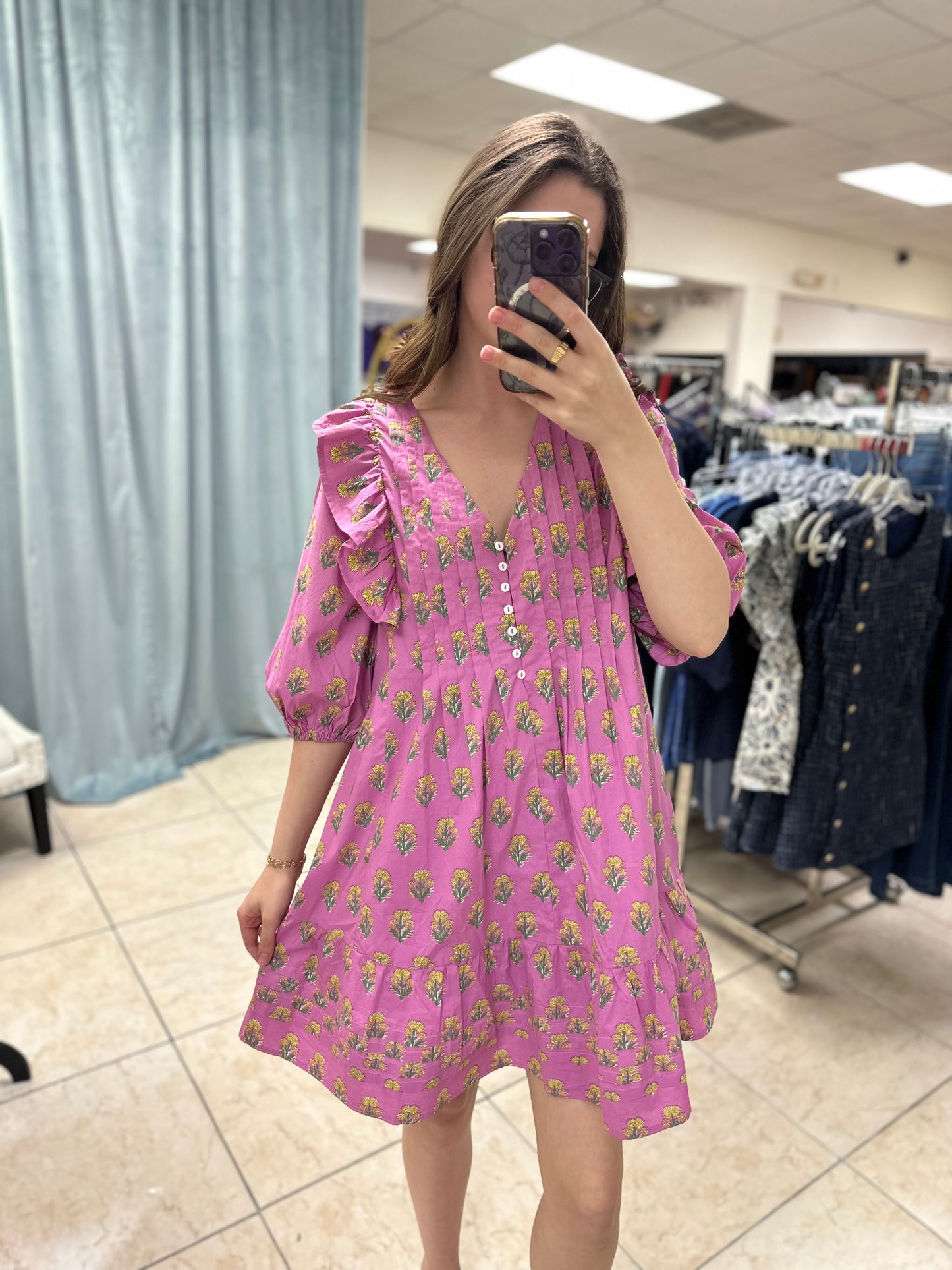 Sweet Magnolia Ruffle Dress