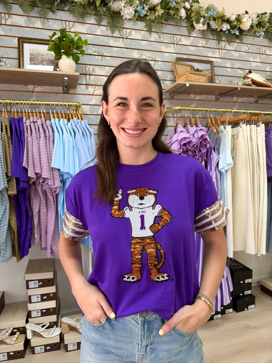 Ariana LSU Tiger Top
