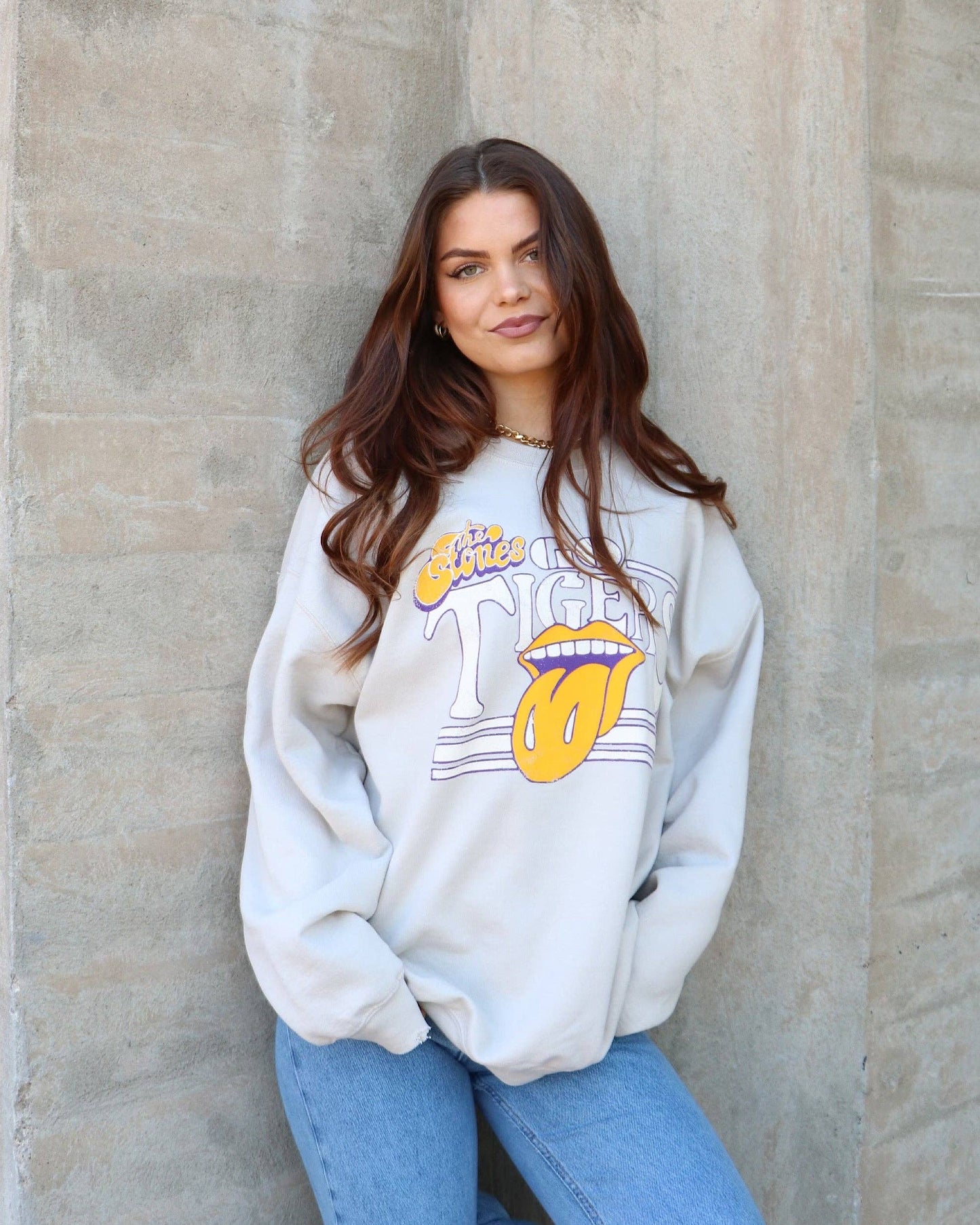 LSU Tigers Rolling Stone Sweatshirt
